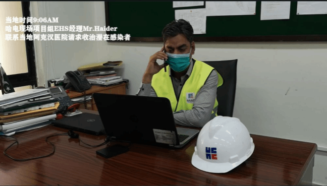 巴基斯坦滨佳胜三期项目现场针对新冠肺炎疫情的专项应急演练-尊龙凯时
