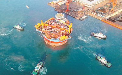 亚洲首艘圆筒型“海上油气加工厂”启运-尊龙凯时